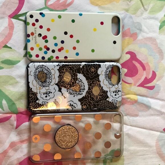 Kate Spade iPhone Cases Lot of 3 iPhone 7 Plus - Picture 1 of 8